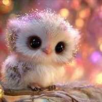 Snowpeep the Baby Owl – 4 Cozy Winter Desktop Wallpapers (2912/1632) | Cute Christmas Animal A