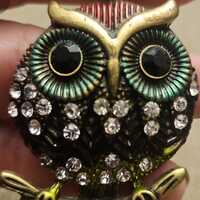 Vintage owl necklace