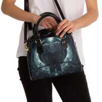 Midnight Owl Guardians of Celestial Wonder Shoulder Bag - Gift for Witchy Woman - Witchy Wonder Bags
