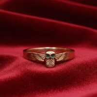 Cute Little Owl Ring, Owl Ring, Vintage Rings, Brass Ring, Gold Owl Ring, Bird Ring, Rings for women