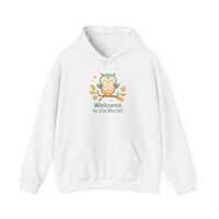 Welcome Owl Hoodie, Watercolor Illustration, Woodland Charm