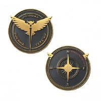 Unique ukrainian Military Challenge Coin "MARK"  Owl- Glory Collectible