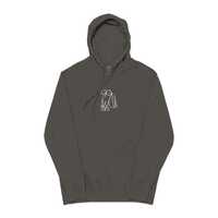 Hand-Drawn Owl Illustration Hoodie | Embroidered Chest Design