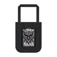 Wise MAMA Owl Tote Bag | Organic Cotton