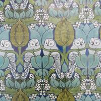 Voysey Owls Wrapping Paper, English Architect Design