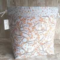 Hoot Owl ~ Petit Drawstring Project Bag