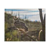 Great Horned Owl Photo Puzzle 252-piece | Wildlife Jigsaw Puzzle