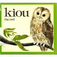 vintage childrens tawny owl wild bird of prey nature story book Kiou the Owl