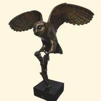Silent Flight – Bronze Barn Owl (Limited edition of 10)