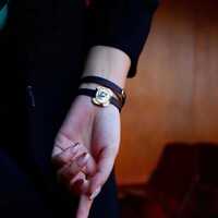 Unique Ancient Greek Silver Coin Owl of Athena Bracelet with Octagon Frame Top-grain Cowhide handmad