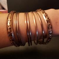 Owl Copper Bangles
