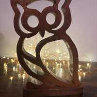 Oak Owl Figurine