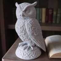 Celtic Owl Ornament Figurine Home Decor