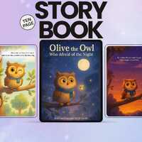 Courageous Olive the Owl: A Heartwarming Kids eBook on Overcoming Fear, kids digital storybook
