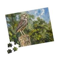 Burrowing Owl Puzzle 252/520/1014 Piece | Wildlife Bird Jigsaw