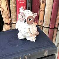 Owl Figurine by Kay Finch California - Pottery Vintage Bird Statue