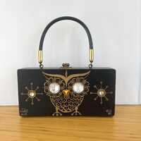 Enid Collins of Texas 1967 “night owl” mini box bag