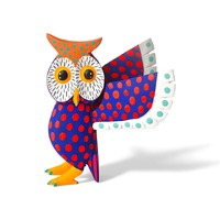 7.08" Owl Figures,Alebrije Owl,Stealthy Owl,Night Hunter,Still Eyes,Wooden Alebrije,Wood Owl,Ha