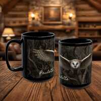 Personalized Barn Owl Mug | Nature Lover Gift | Owl-Gift