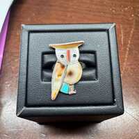 vintage Zuni owl ring