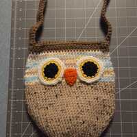 Crocheted Owl Bag