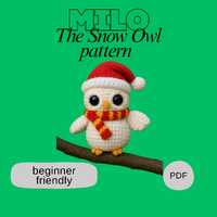 crochet pattern owl,owl decore,Bird Amigurumi crochet pattern,owl-gift,no sew crochet patterns,croch