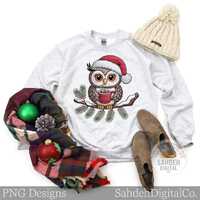 Winter Owl Crochet PNG, Christmas Owl PNG, Crochet Owl png, Knitted Owl png, Latch Hook Owl png, Win