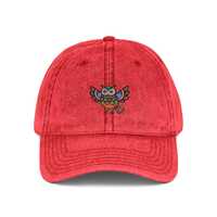 Vintage Cap (Embroidery) - Colorful Owl Dad Hat