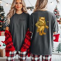 Funny Christmas tee, hoodie, sweatshirt, sarcastic owl design, vintage retro boho holiday top, cozy