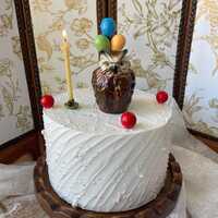 Archivist Hootley &ndash; Vintage Goebel Owl Figurine &bull; Collectible Reusable Cake Topper &bull;