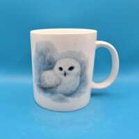 Snowy Owl Mug Winter Woodland Gift | Watercolour Owl Cup | Wildlife Coffee Mug | Nature Lover Gift |