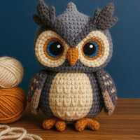 Owl Amigurumi Crochet Pattern – Easy Toy Tutorial (PDF Download)