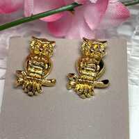 Vintage Owl Earrings