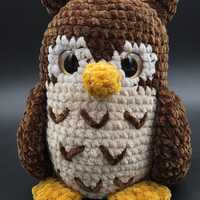 Crochet Woodland Owl - Amigurumi Plushie