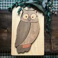 Handmade Wooden Owl Puzzle