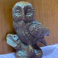 Vintage Red Mill Mfg. Owl Figurine: Handcrafted in the USA