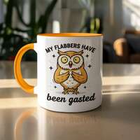 Owl Mug, My Flabbers Have Been Gasted Coffee Mug, Funny Owl Gift, Cute Animal Mug, Novelty Drinkware