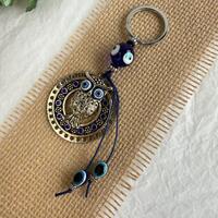 Evil Eye Protection: Owl Keyring (L10.5cm)