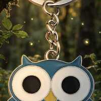 Cute Owl Keyring - Metal Owl Keychains & Pendants - Zinc Alloy - Gifts for Women/Girls