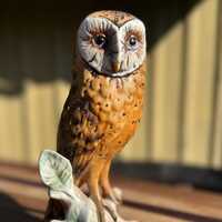 Vintage W. Goebel Barn Owl Figurine from West Germany, 1975