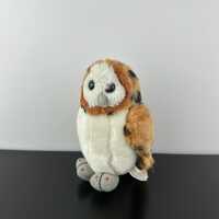 Wild Republic K&M Audubon Barn Owl 6&rdquo; Realistic White Brown Speckled Bird Plush Stuffed An