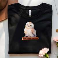 Functioning On Vibes Owl Shirt Soft Humor Hoodie Sweatshirt