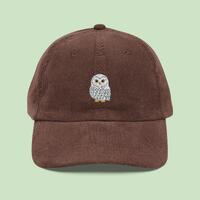 Embroidered Owls Hat | Vintage Bird Cap