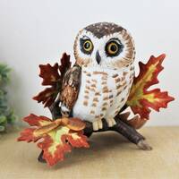 LENOX Owl Figurine: Saw Whet Owl, Fine Porcelain Figurine, Vintage