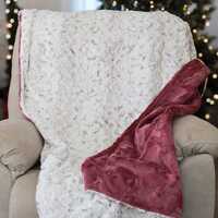 Adult Minky Blanket, Natural Snowy Owl Minky Blanket, Adult Throw Blanket, Minky Blanket Adult, Gift