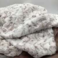 Sale Snowy Owl LUXE Minky Sample Blanket 36"x60"Lap/Throw/Blanket/Ready to Ship