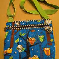 Small Cross Body Bag - Owls