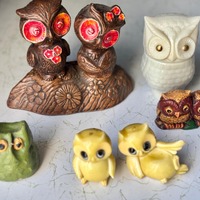 Vintage MCM Collectible Owls Various Types - Pick One