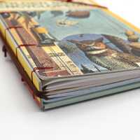 Owl Travelers Journal with Custom Paper Inserts