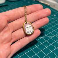 Snowy Owl necklace